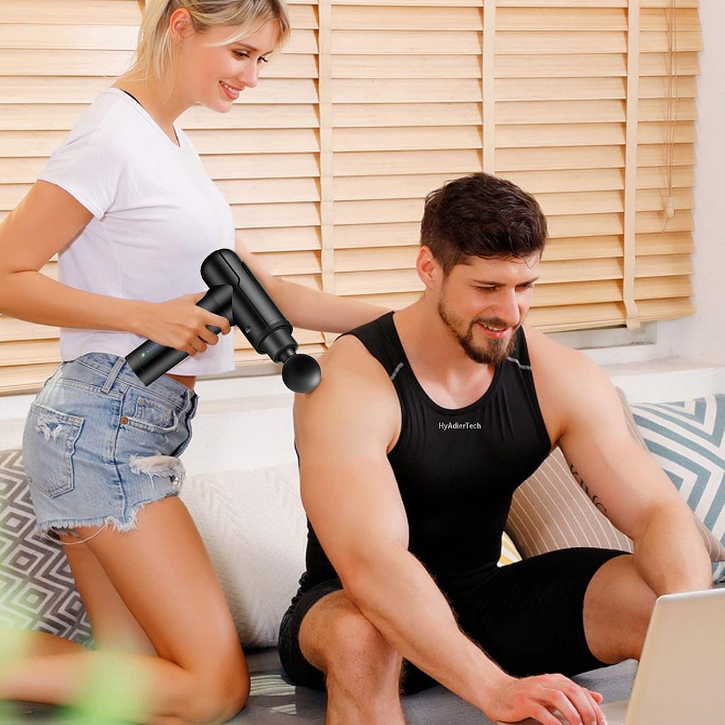 HyAdierTech Pistolet do Masażu – Głębokie Ukojenie Twoich Mięśni