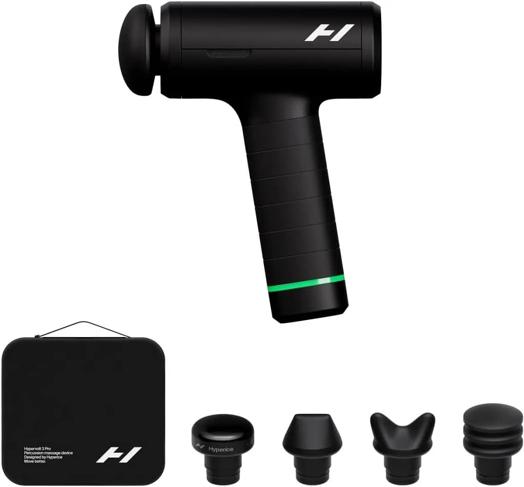 🥈 2. Hyperice Hypervolt 3 Pro – najlepszy pistolet do masażu dla sportowców